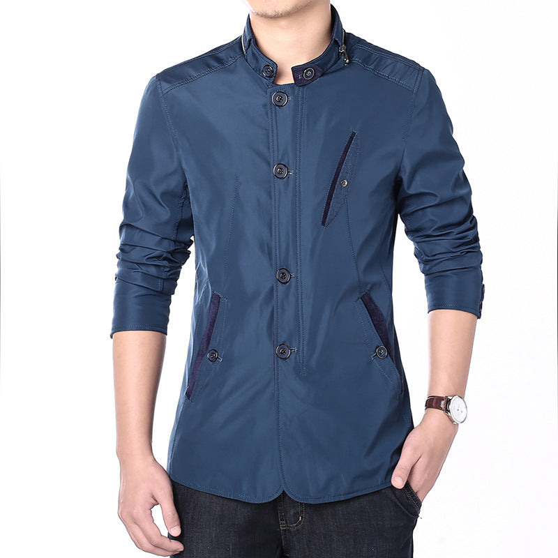 Herren elegante Freizeitjacke mit modischen Details Echoarchiv