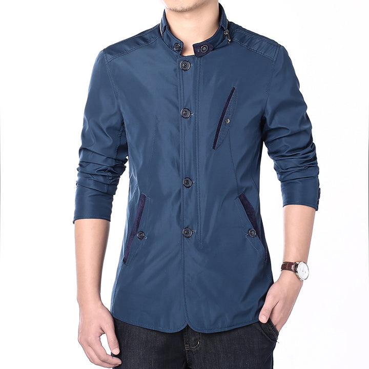 Herren elegante Freizeitjacke mit modischen Details Echoarchiv