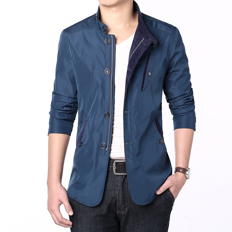 Herren elegante Freizeitjacke mit modischen Details Echoarchiv