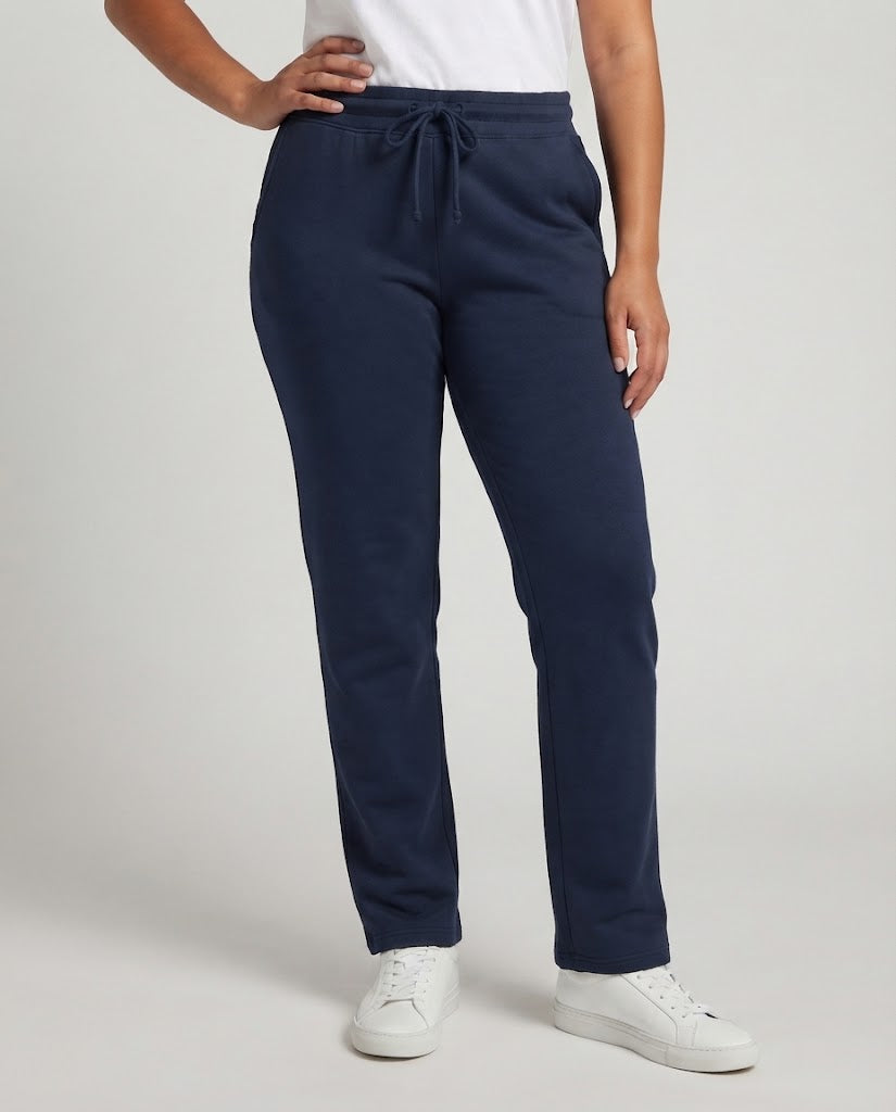 Damen Sportlich Bequeme Hose mit Elastischem Bund Echoarchiv
