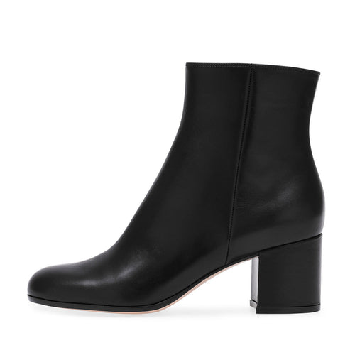 Echoarchiv | Damen Chunky Heel Rund-Toe Mittel-Hügel Stiefel