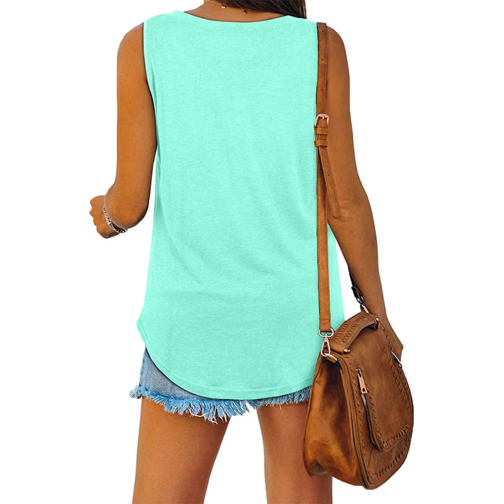 Echoarchiv | Mckayla Jersey V-Ausschnitt Tank-Top