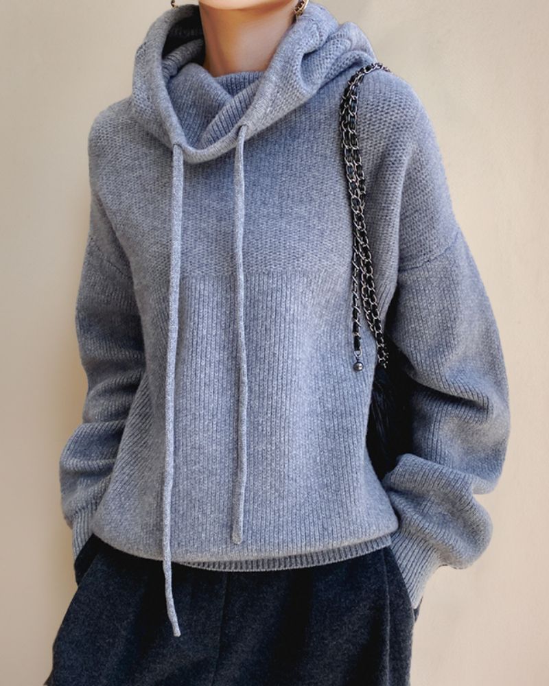 Echoarchiv | Merino Wol Trollenhals-Pullover