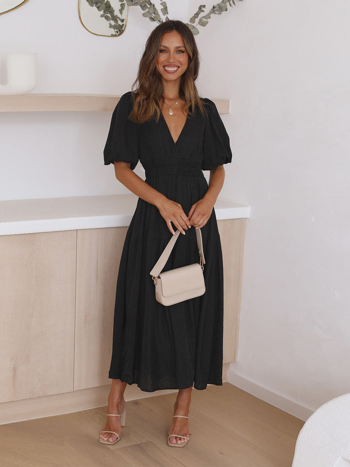 Echoarchiv | Kleid Mit Puffärmeln
