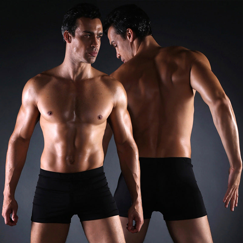 Herren Badeboxershorts mit modernem Grafikdruck Echo Archiv