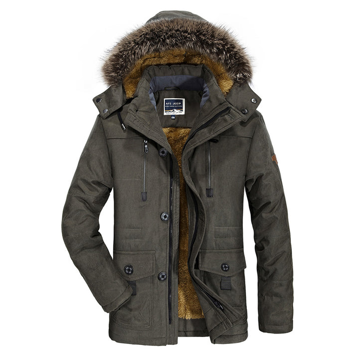 Herren Komfortable Winterparka Echo Archiv