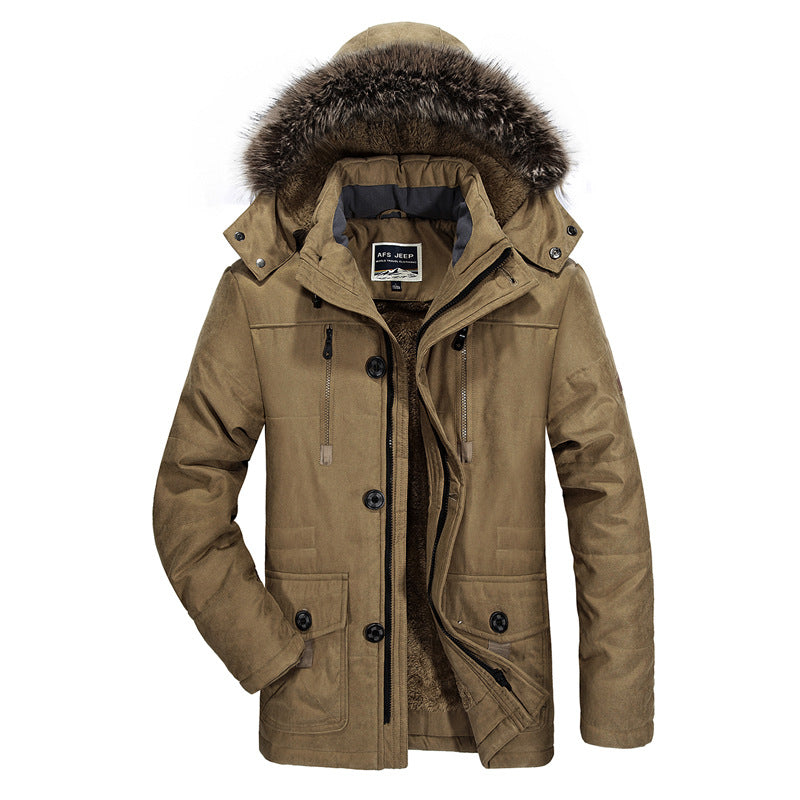 Herren Komfortable Winterparka Echo Archiv
