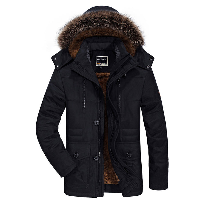 Herren Komfortable Winterparka Echo Archiv