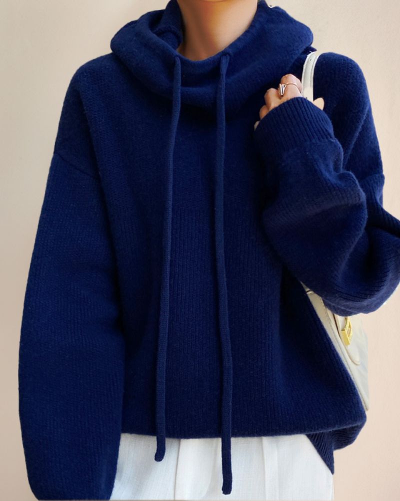 Echoarchiv | Merino Wol Trollenhals-Pullover