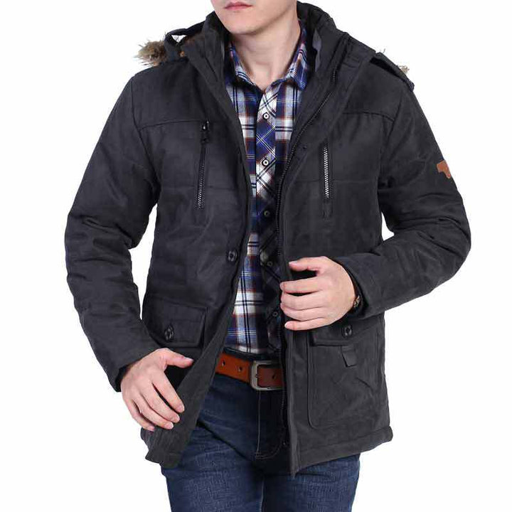 Herren Komfortable Winterparka Echo Archiv