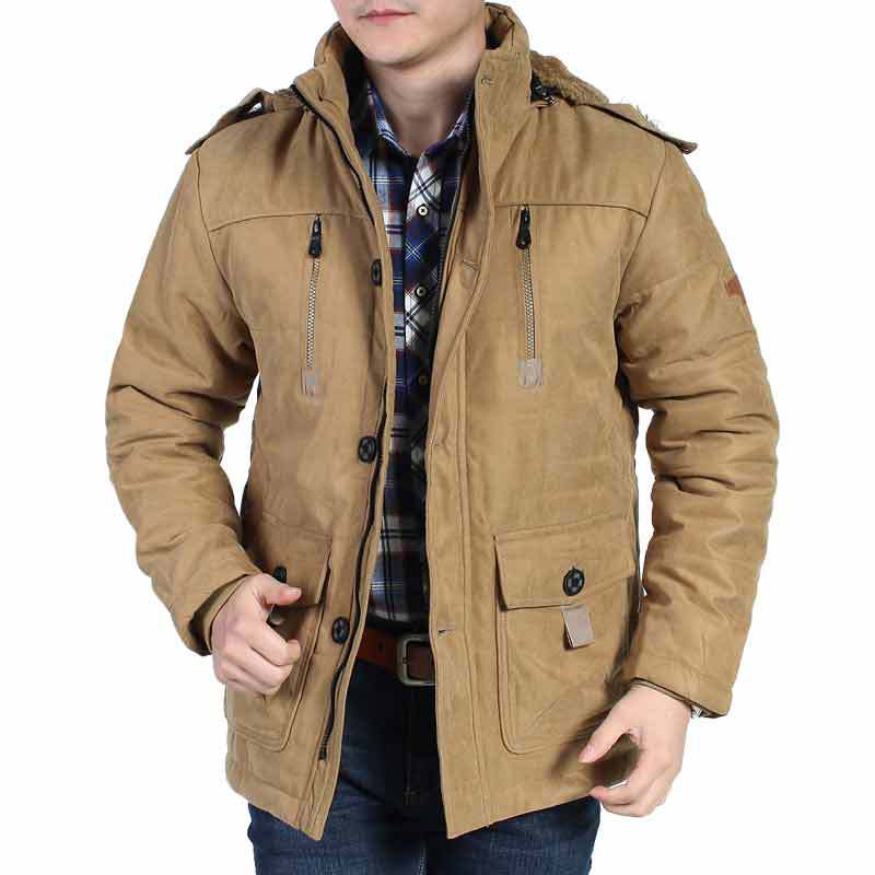 Herren Komfortable Winterparka Echo Archiv