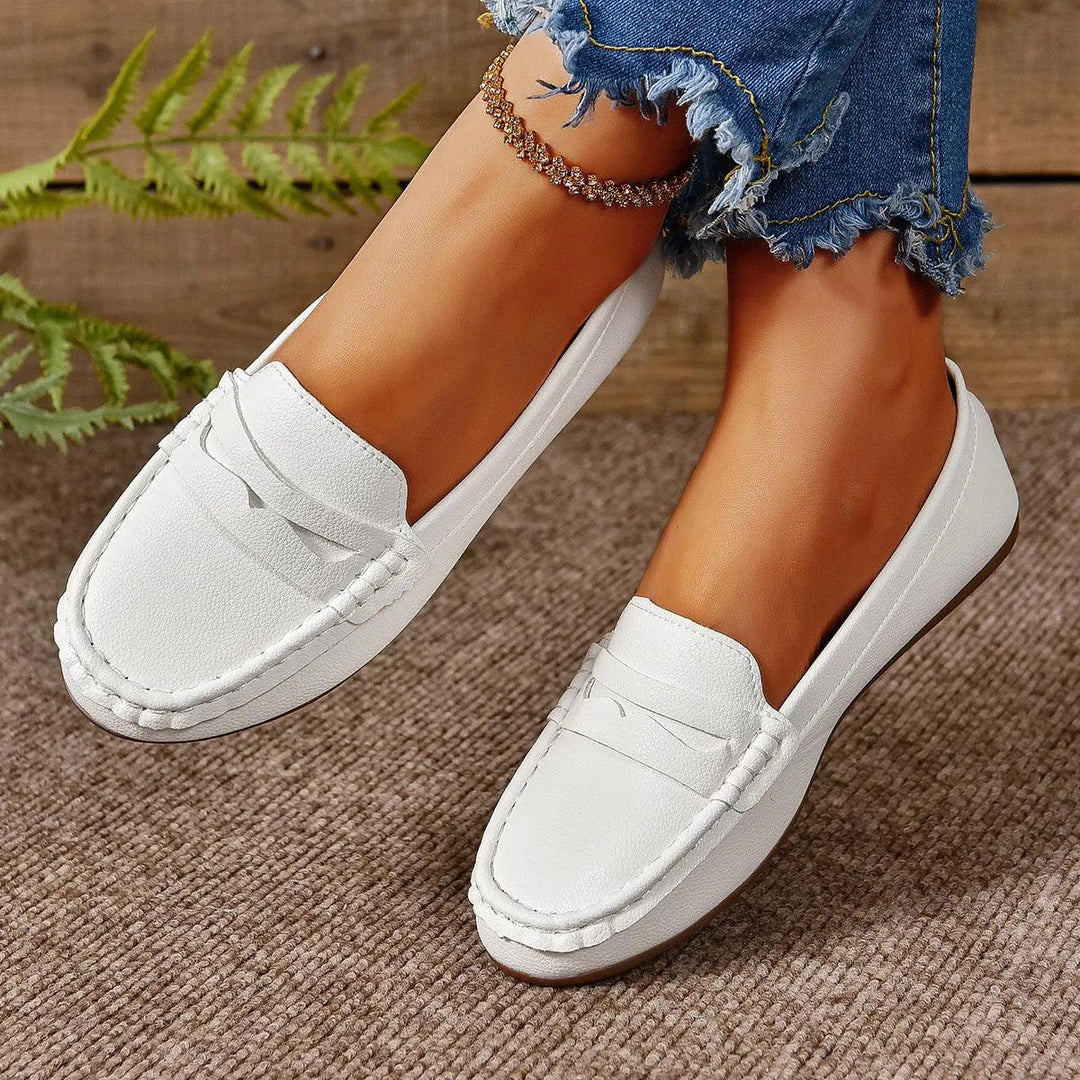 Echoarchiv | Gommino Flat Crossed Soft Sole Women