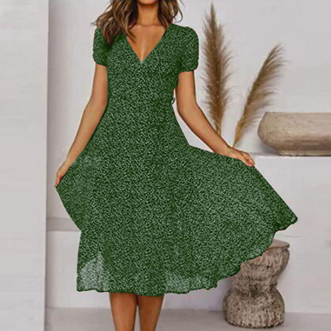 Bequemes Freizeit-Midikleid – Élara