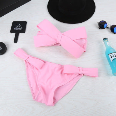 Damen Bandeau Bikini mit auffälligen Schleifen Echo Archiv