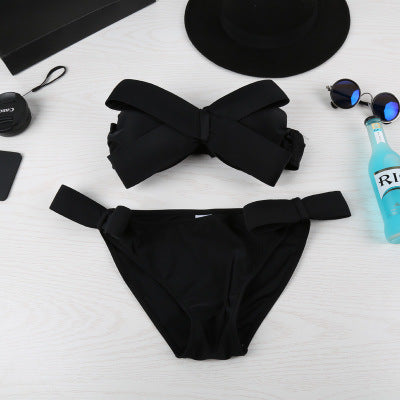 Damen Bandeau Bikini mit auffälligen Schleifen Echo Archiv