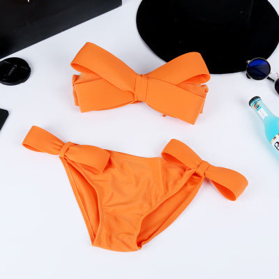 Damen Bandeau Bikini mit auffälligen Schleifen Echo Archiv