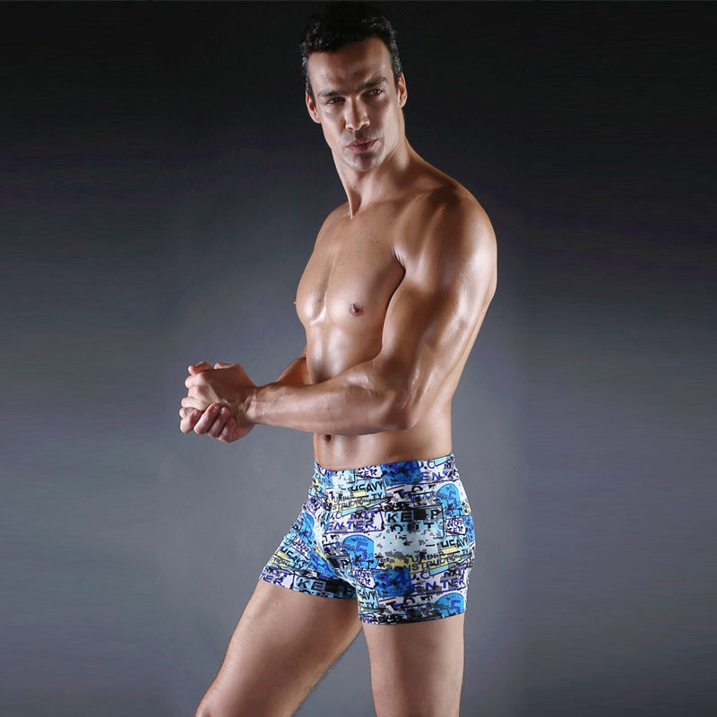 Herren Schwimmshorts mit kreativem Abstract-Muster Echo Archiv