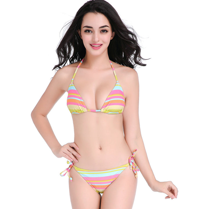 Damen Triangle-Bikini mit verstellbaren Bändern Echo Archiv