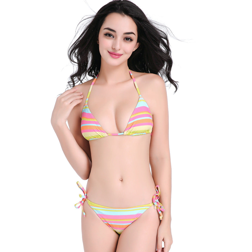 Damen Triangle-Bikini mit verstellbaren Bändern Echo Archiv