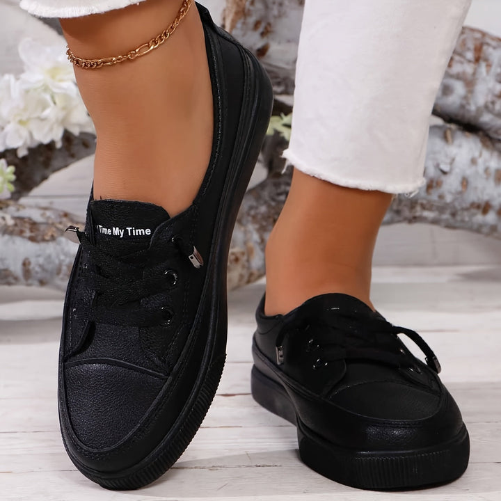 Damen Schnürung Orthopädische Flache Schuhe Echoarchiv