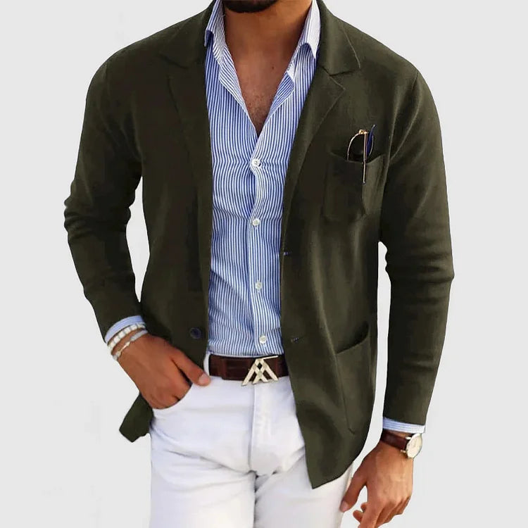 Echoarchiv | Eleganter Herrenblazer mit Revers und Knöpfen