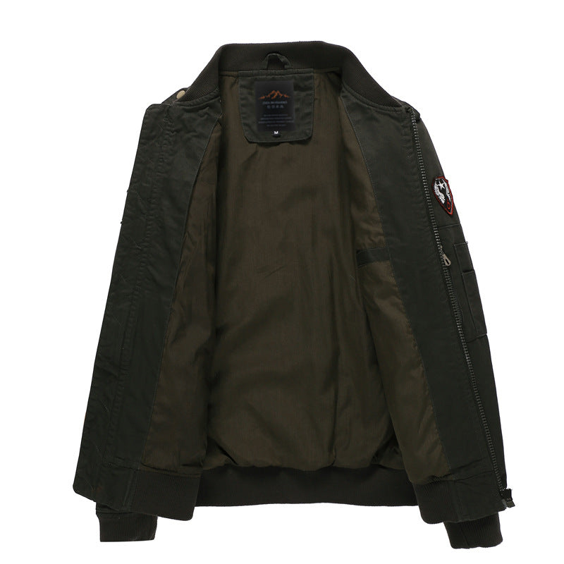 Herren moderne Utility-Jacke mit aufwendigen Stickereien Echoarchiv