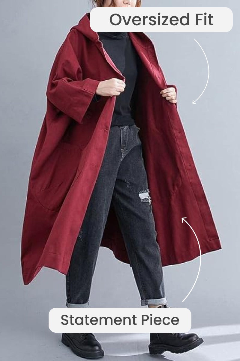 Echoarchiv | Wasserdichte Oversized Windjacke