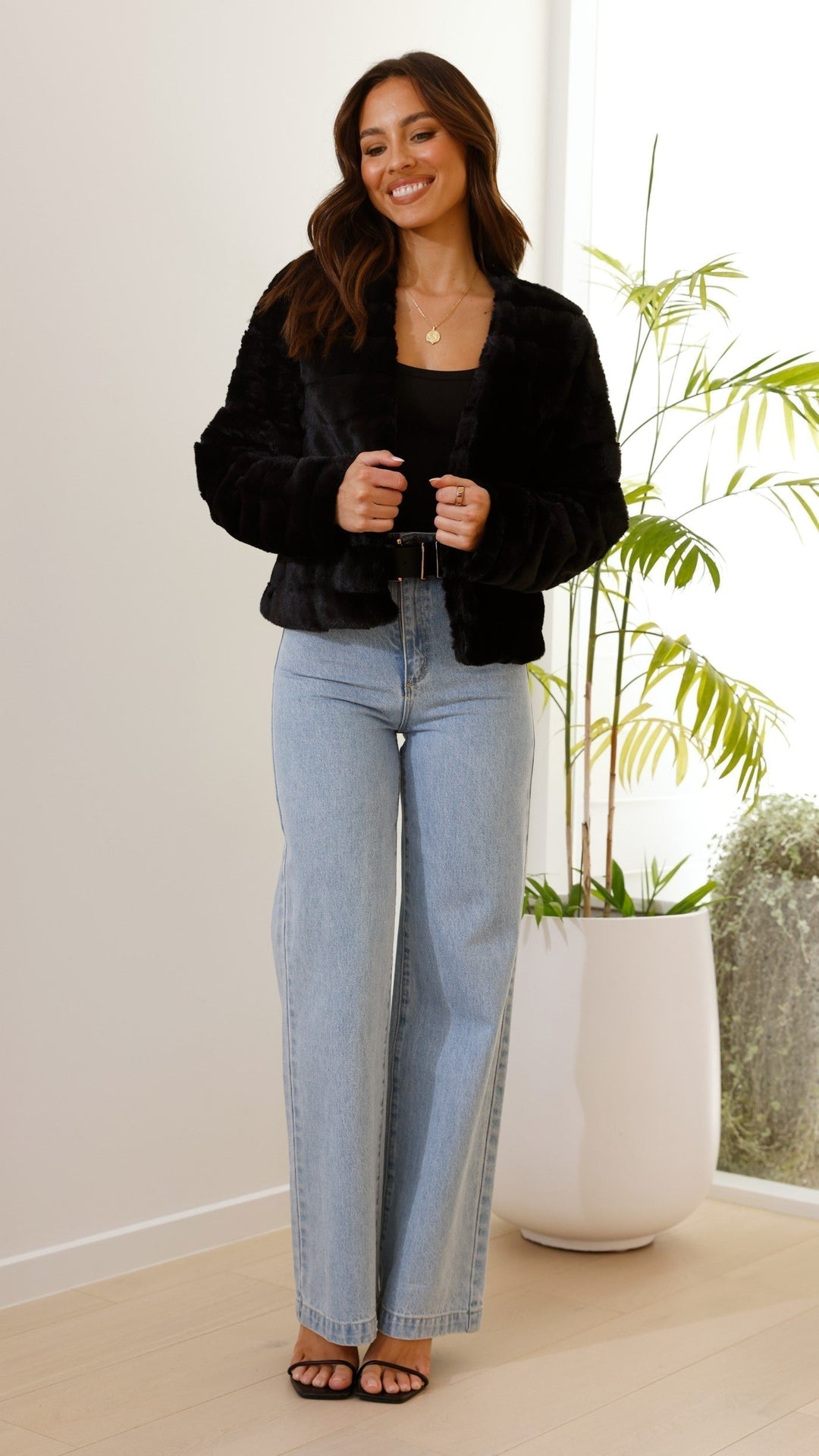 Echoarchiv | Luxus Damen Crop Jacke