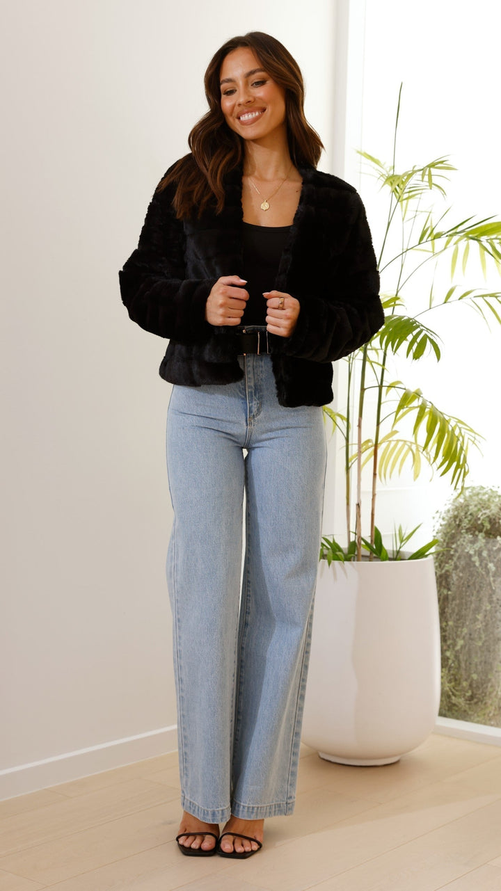 Echoarchiv | Luxus Damen Crop Jacke