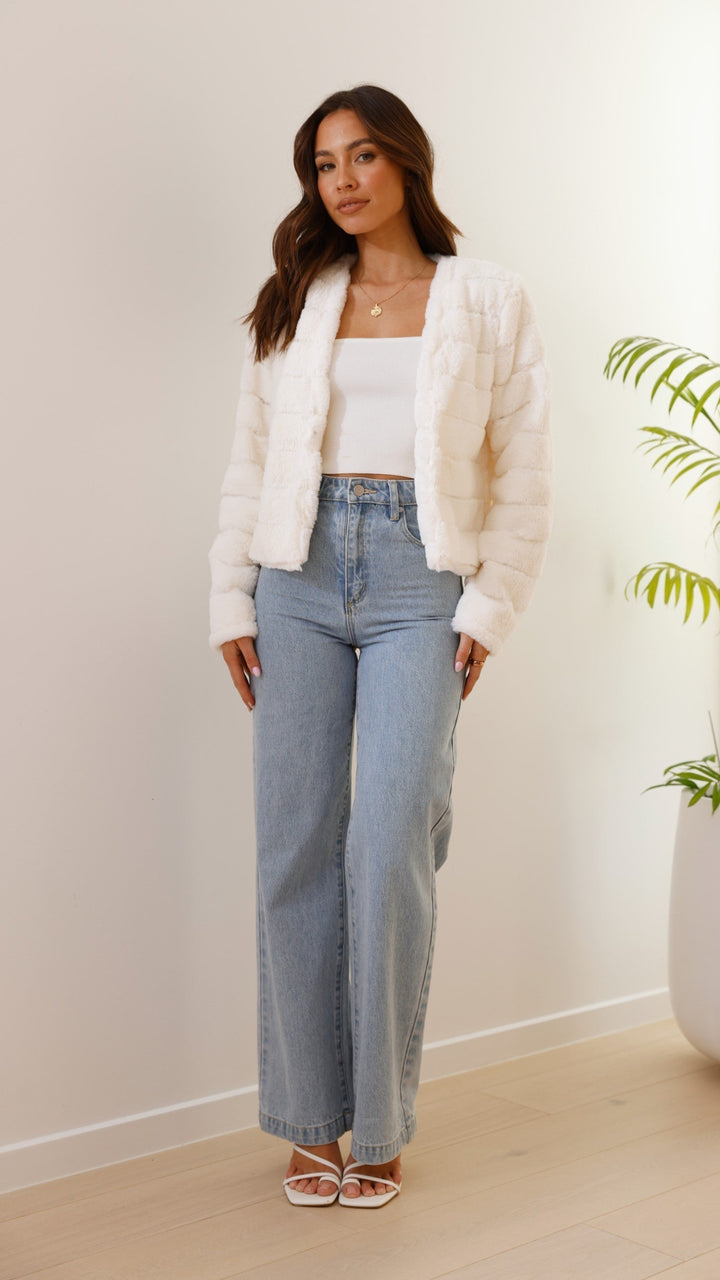 Echoarchiv | Luxus Damen Crop Jacke