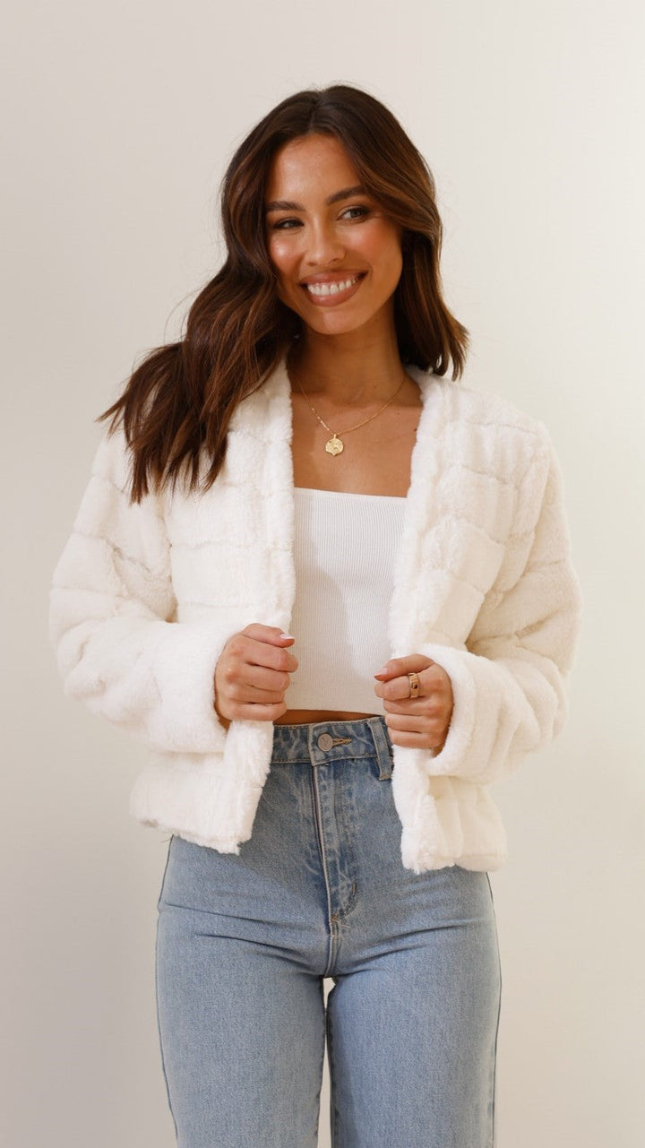 Echoarchiv | Luxus Damen Crop Jacke