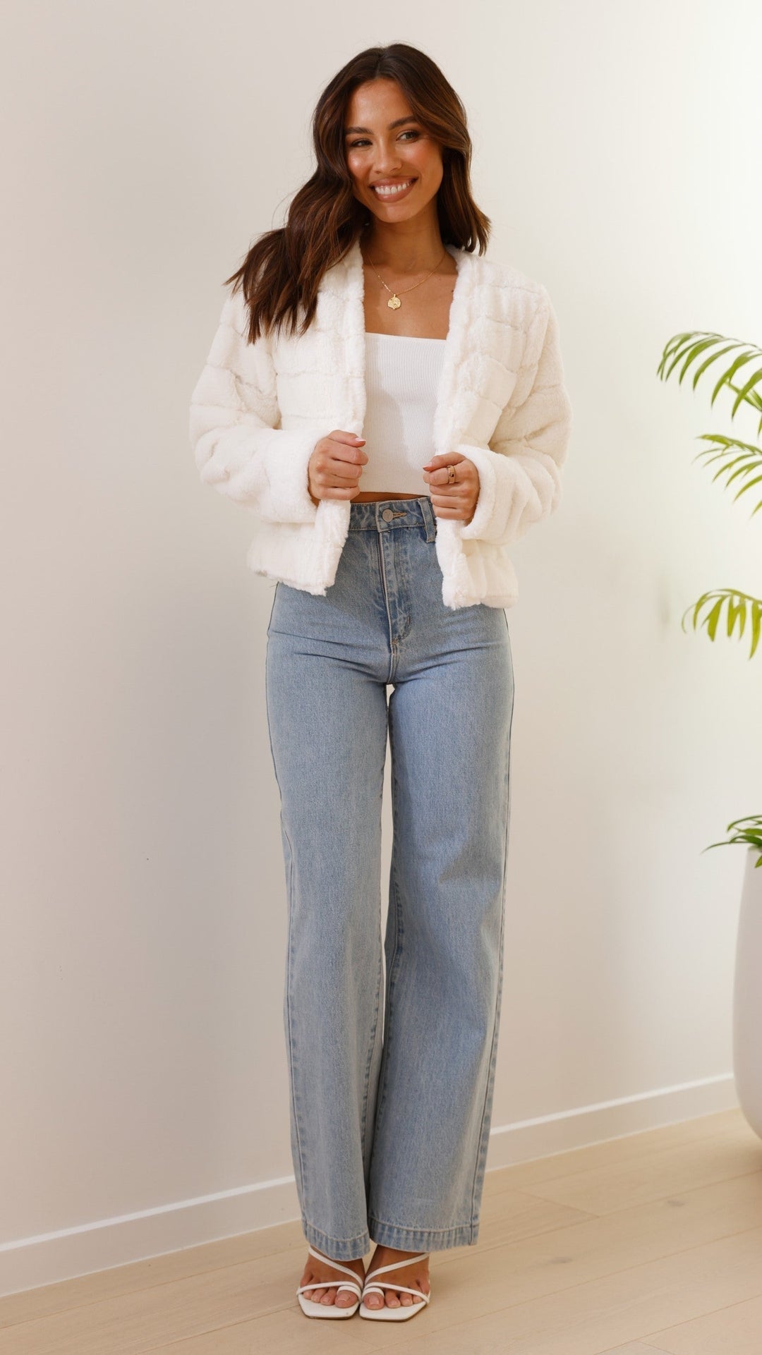 Echoarchiv | Luxus Damen Crop Jacke