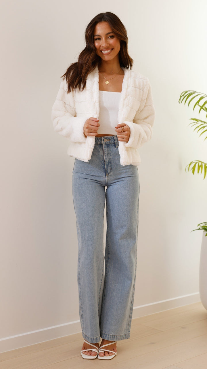 Echoarchiv | Luxus Damen Crop Jacke