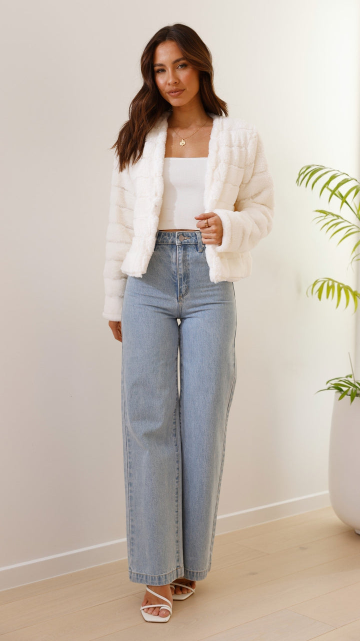 Echoarchiv | Luxus Damen Crop Jacke