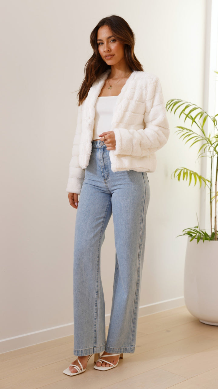 Echoarchiv | Luxus Damen Crop Jacke