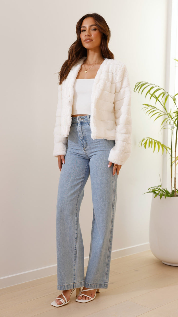 Echoarchiv | Luxus Damen Crop Jacke