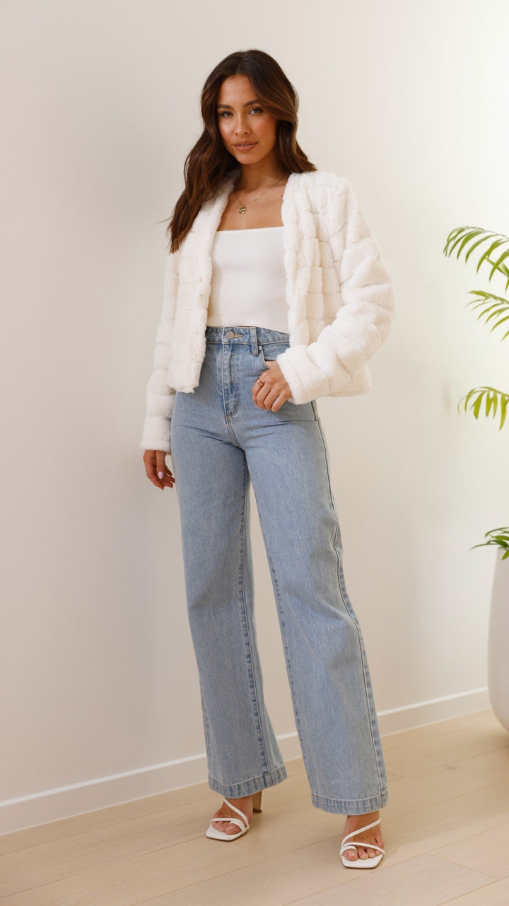 Echoarchiv | Luxus Damen Crop Jacke