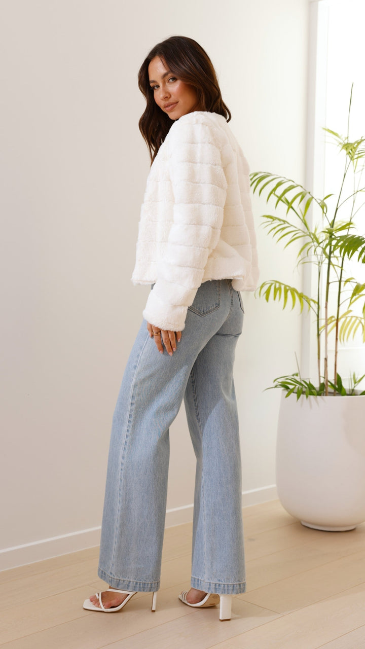 Echoarchiv | Luxus Damen Crop Jacke