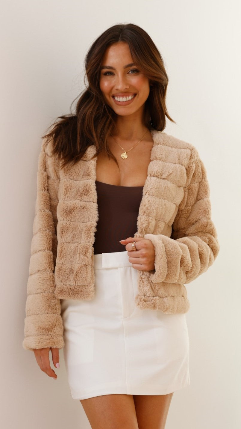Echoarchiv | Luxus Damen Crop Jacke