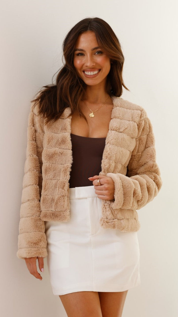 Echoarchiv | Luxus Damen Crop Jacke