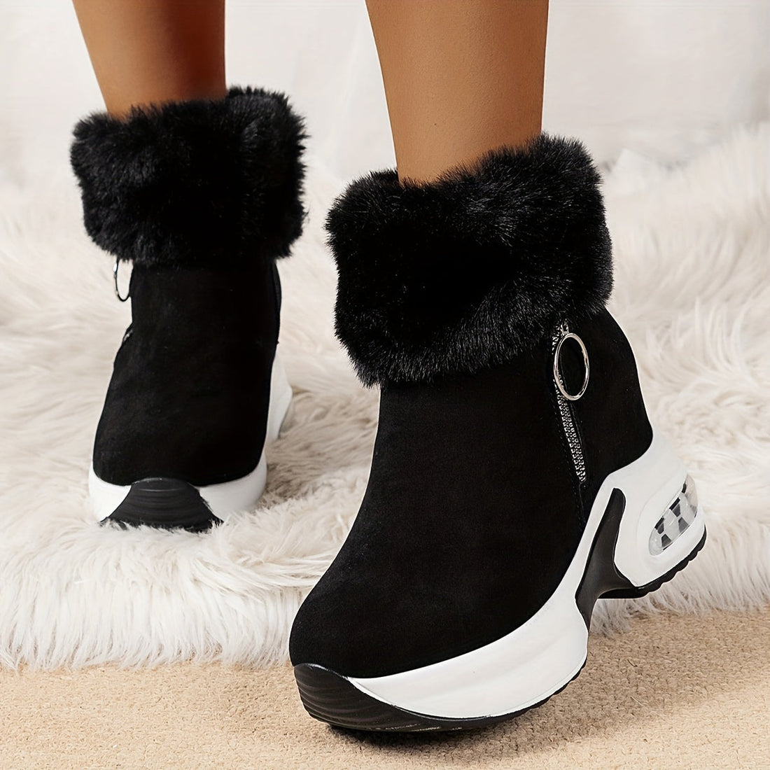 Komfortable Stiefel mit Seitenreißverschluss – Lioré