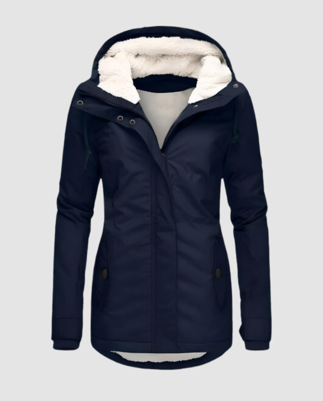 Lange Gefütterte Winterjacke Damen | Echoarchiv