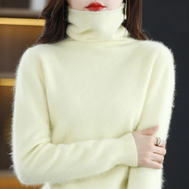 Echoarchiv | Pullover Damen Weicher Rollkragenpullover, Warm & Luxuriöses Design