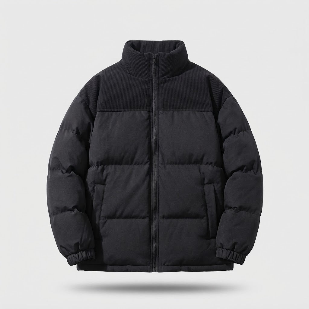Damen Modische Daunenjacke mit hohem Kragen Echo Archiv