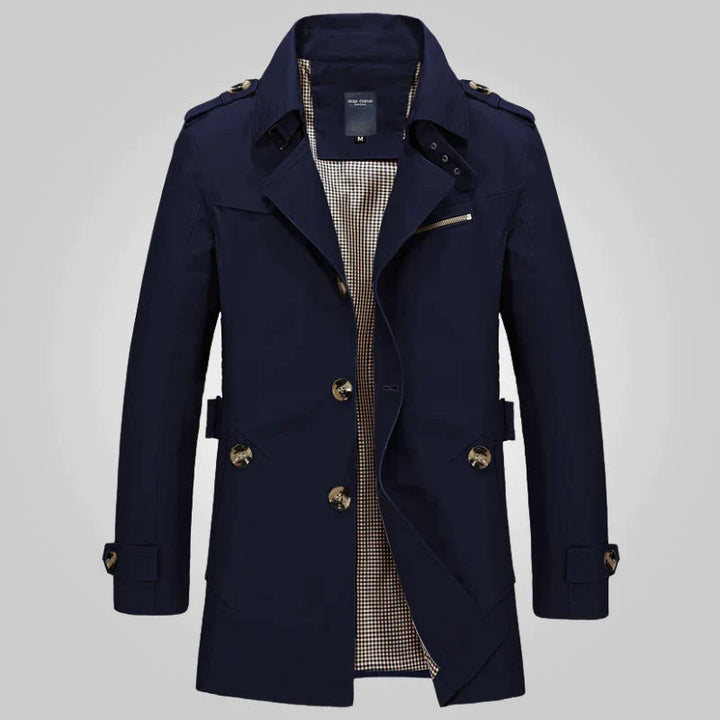 Echoarchiv - Stilvoll Eleganter Formeller Winter-Trenchcoat für Männer