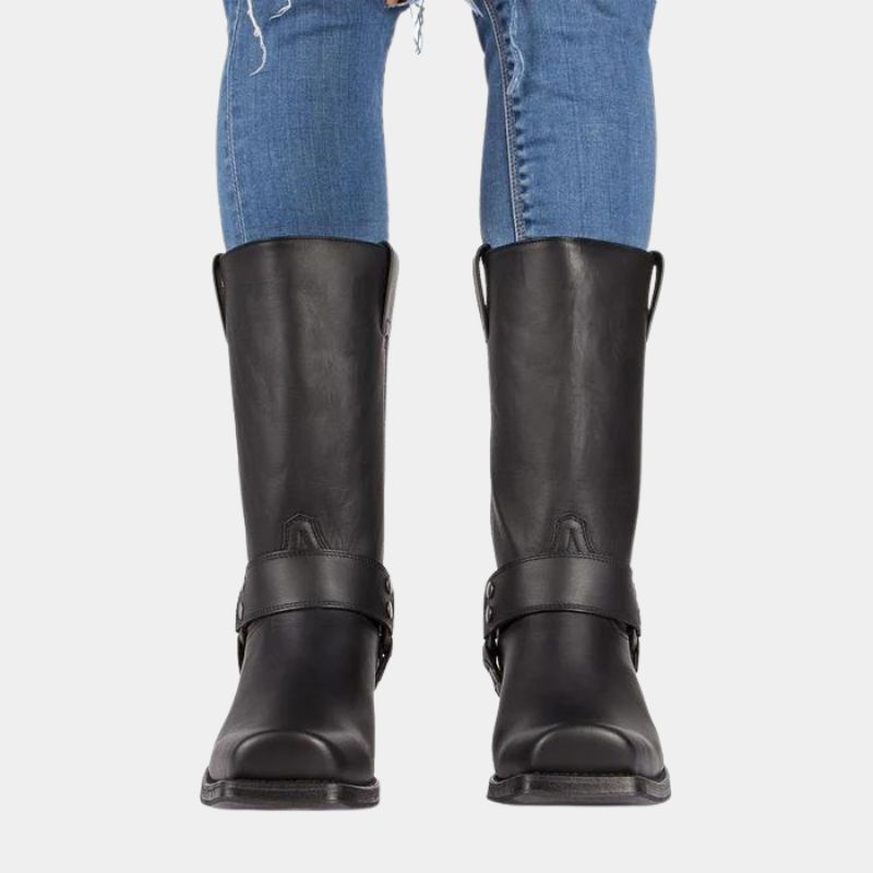 LanglEchoarchivige Cowboystiefel Im Vintage-Look