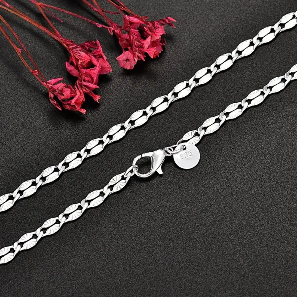 Echoarchiv | 925 Sterling Silber 4mm Kette