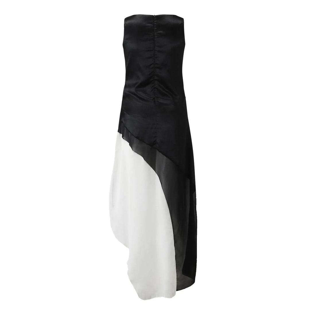 Elegante mehrlagige Ombre-Kleid – Élara