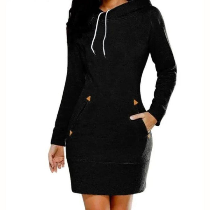 Lässiges Hoodie-SwEchoarchivtkleid mit Taschen