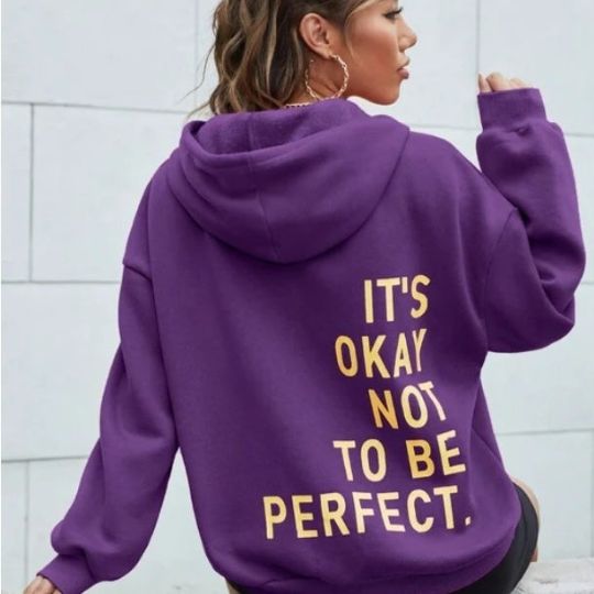 Echoarchiv Damen Hoodie mit Rückenprint und Kapuze